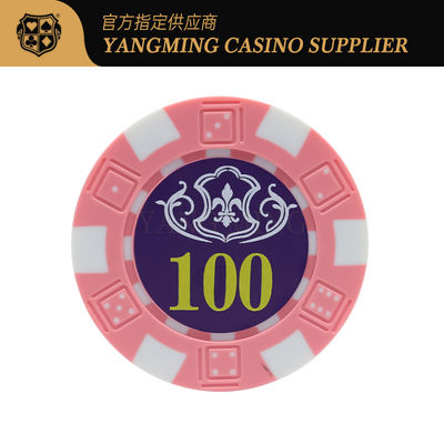 Vente en gros Imitation US ABS Jeu de dés Jeu de jetons Jeu de jetons Baccarat Casino Casual Entertainment Jeu de poker