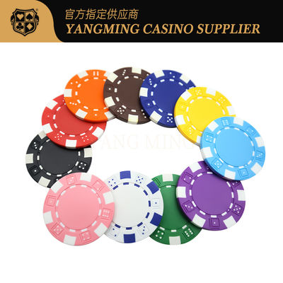 Jetons de jeu de club Texas Hold'em en plastique américain ABS 11,5 g