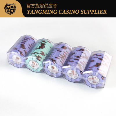 Nouveau plateau de jetons de casino rond de 45 mm personnalisé entièrement mat du fabricant, 100 pièces
