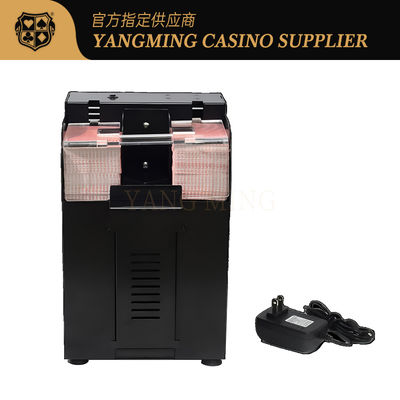 Mélangeur de Texas Hold'Em entièrement automatique à 8 jeux, en fer noir pour jeu de casino