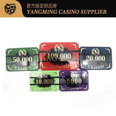 Ensemble de 760 jetons acryliques pour le Baccarat et le Texas Hold'Em, avec boîte de rangement