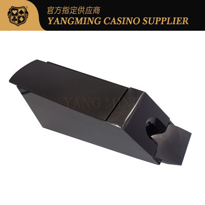 Hotsale de jeu noircissent la carte professionnelle de support de tisonnier de casino acrylique de 1 - 8 plate-formes s'occupant la chaussure