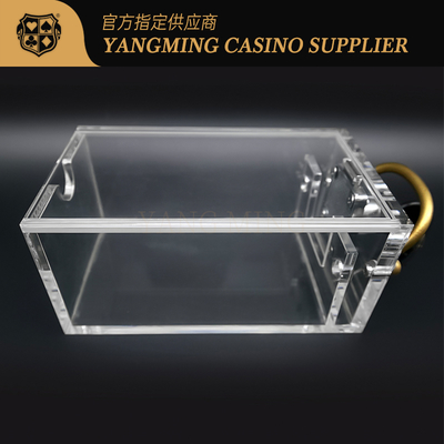 Adaptez le transporteur aux besoins du client de porte-cartes de jeu d'accessoires de tisonnier de casino de couleur