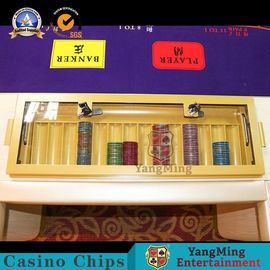 Fabrique Originale personnalisé Jeux de hasard 8 à 10 joueurs Layout Impression Baccarat Texas Poker Table Logo personnalisé