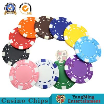 les ABS de noyau de fer 32g découpent le club Chips No Denomination Face Value de tisonnier