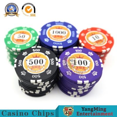 Tisonnier Clay Chips Customizable Logo de noyau de fer des Etats-Unis