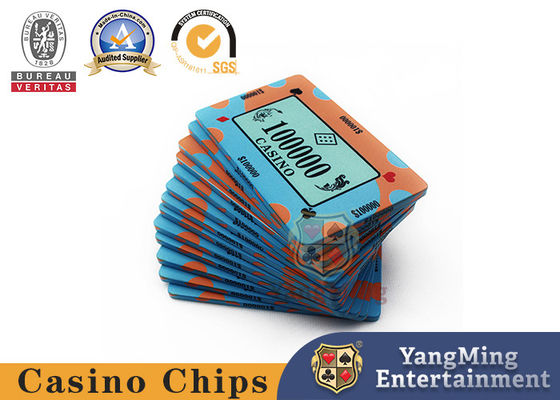 Texas Hold'em Poker Codes céramiques personnalisés Casino Club Jeux de poker occasionnels Chips de table