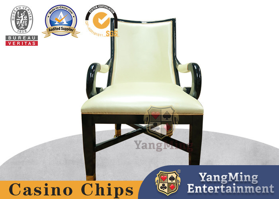 Baccarat Texas Club Custom Solid Wood Casino Gaming Chairs