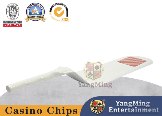 Club sur mesure de haute qualité ABS blanc plastique carte de poker Table de jeu de cartes en plastique