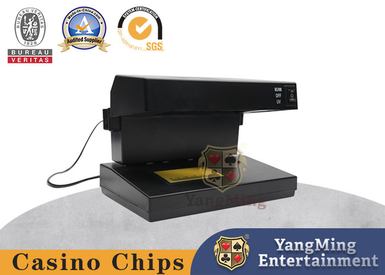Classic Black Plastic UV Purple Light Poker Chip Code Check Lamp Détecteur de billets de banque